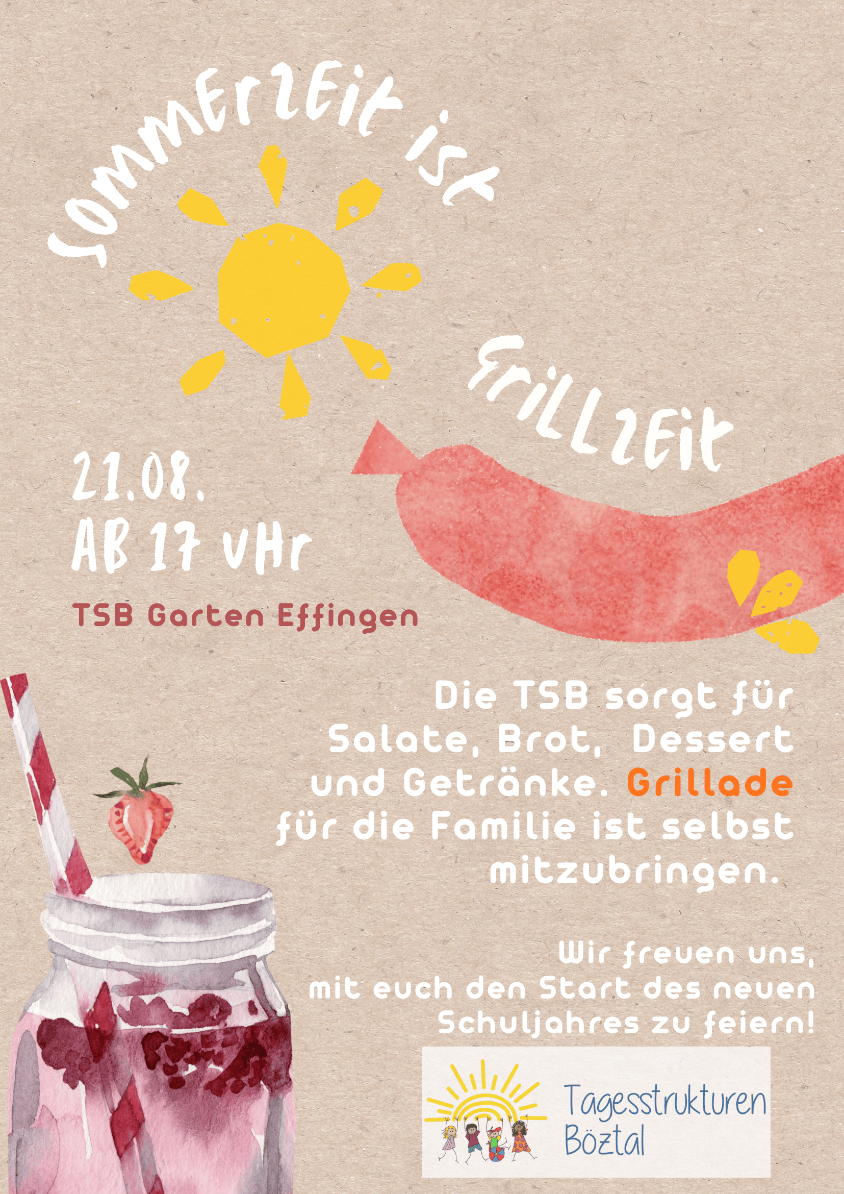 Grillfest Flyer Eltern 1