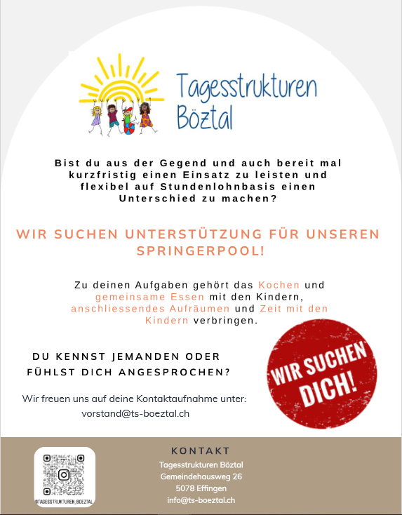 wir suchen dich